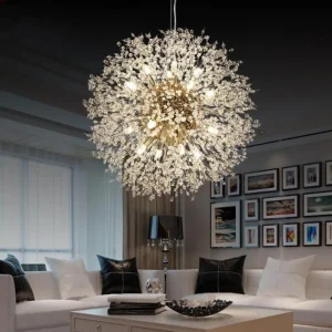Amalee 16 - Light Dimmable Sputnik Sphere Chandelier